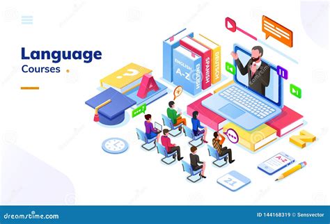 Language courses for international companies and people.